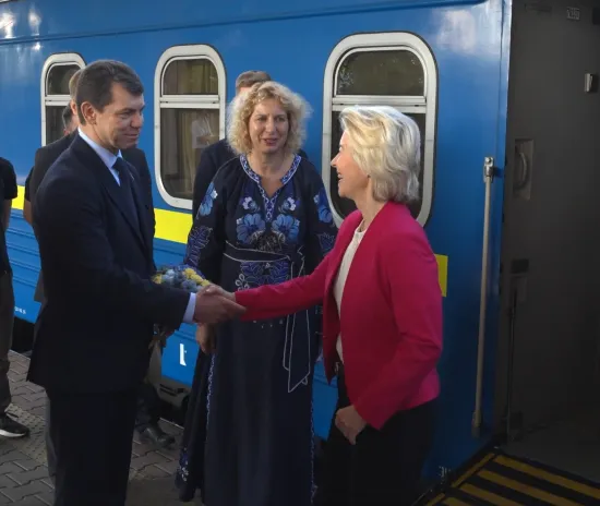 Урсула фон дер Ляєн прибула до Києва та анонсувала нові оборонні ініціативи (ВІДЕО)