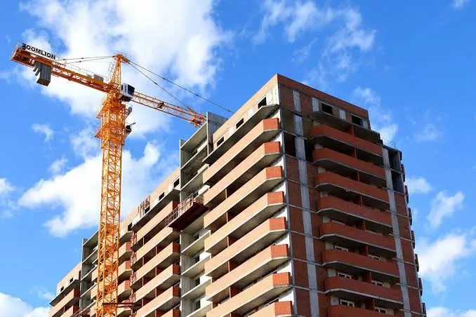 A near-record number of flats have been completed in Ukraine, but 11 per cent fewer new ones are being built