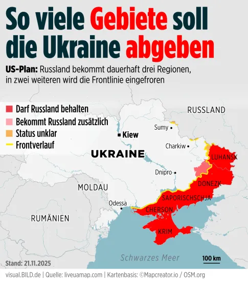 Zelenskyy outlines red line in talks with the US in Berlin