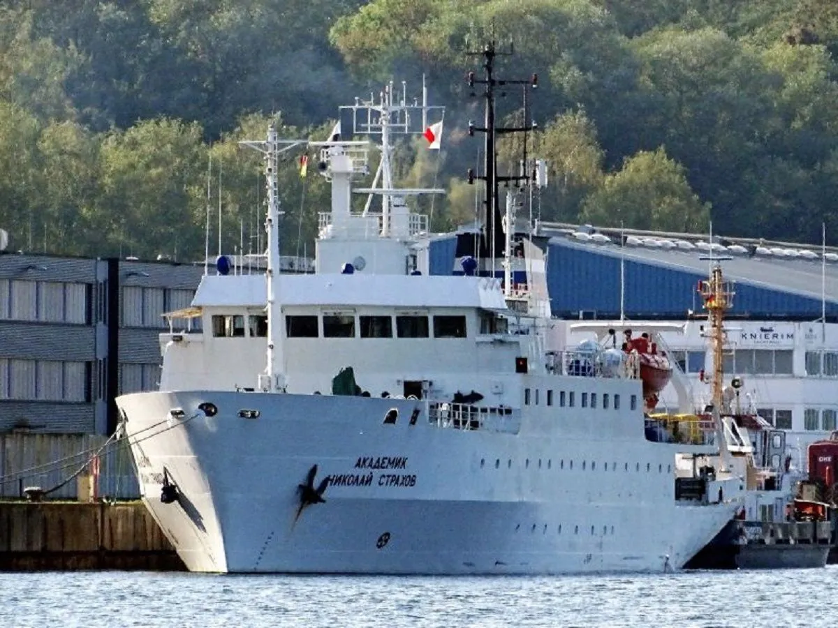 A Russian vessel believed to be involved in spying on NATO has broken down off the coast of Sweden