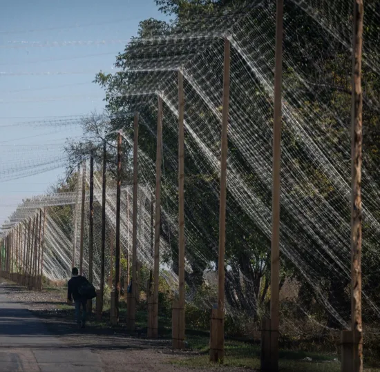 У Сумах антидроновими сітками вже захистили понад 12 кілометрів доріг