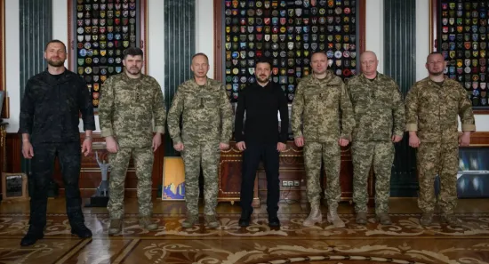 Zelenskyy stated that Syrskyi and Hnatov would not be ‘taking a break’, but would be passing on their experience to Drapat and Skibuk