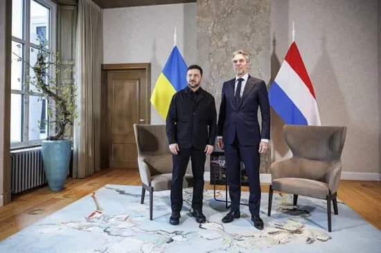 Зеленський: Нідерланди у 2026 році спрямують 3,5 млрд євро на підтримку України