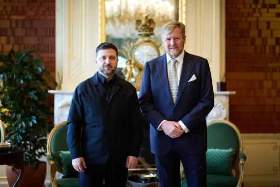 Зеленський провів аудієнцію з королем Нідерландів у Гаазі