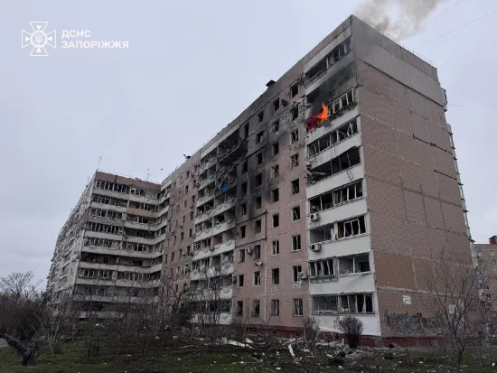 Russian airstrikes on Zaporizhzhia: dozens of wounded and large-scale destruction