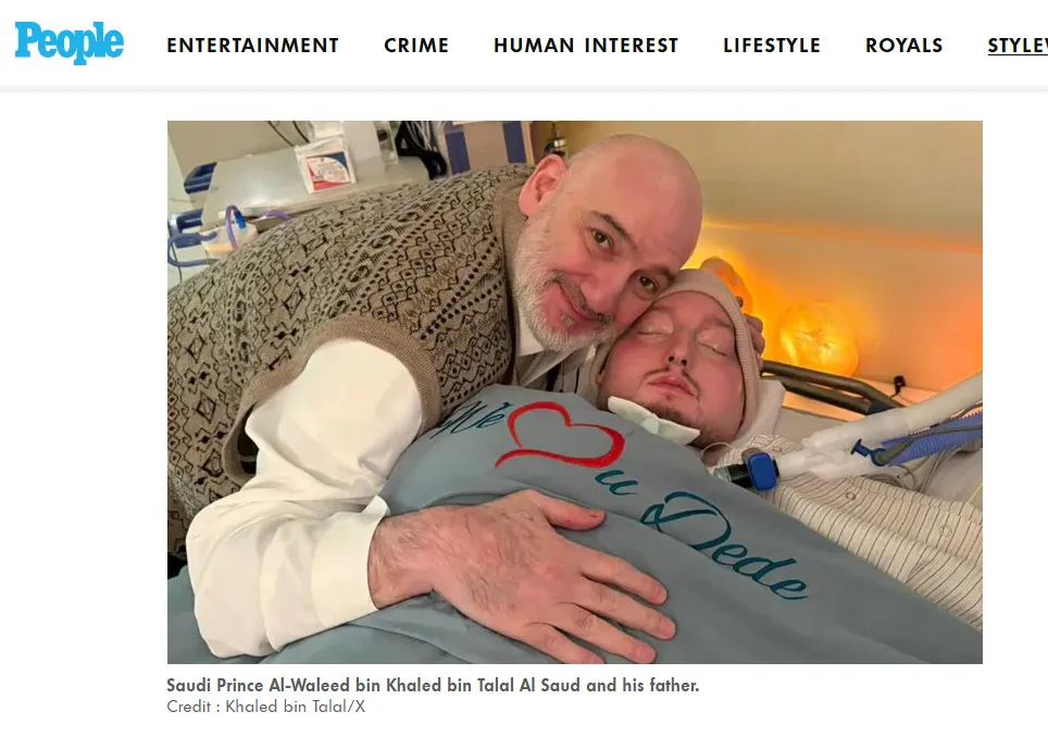 Saudi prince dies after two decades in a coma