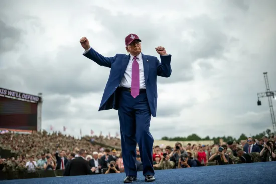 Donald Trump announced a trade agreement with the EU