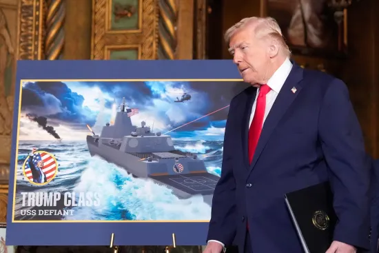 Трамп оголосив про створення нового класу надпотужних бойових кораблів для ВМС США