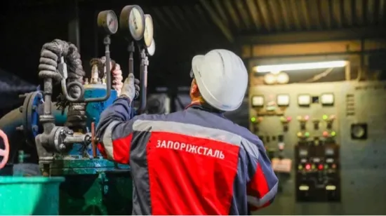 Due to Russian shelling, Zaporizhstal is completely de-energised and has stopped production