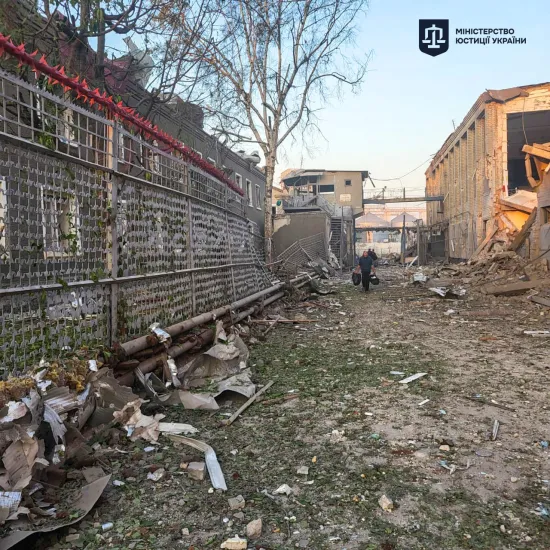 Russians attacked a correctional colony in Zaporizhzhia