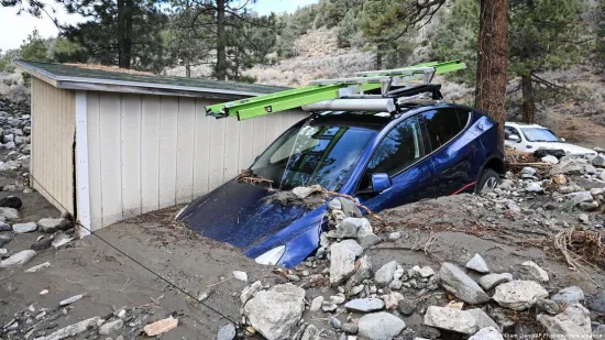 Christmas storm in California causes flooding, landslides and massive power outages