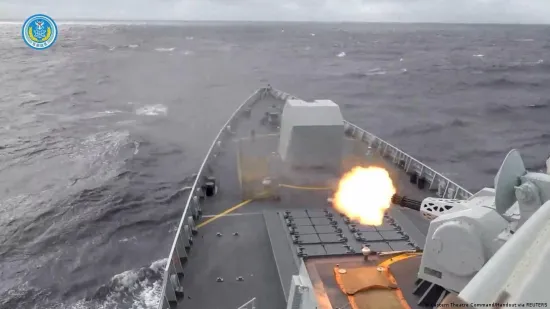 China launches large-scale military exercises around Taiwan with live firing