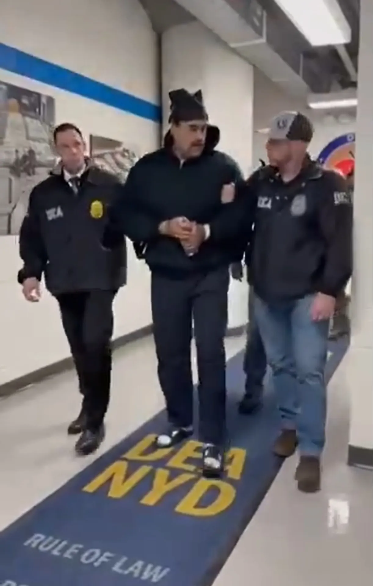 Maduro taken to a detention centre in New York