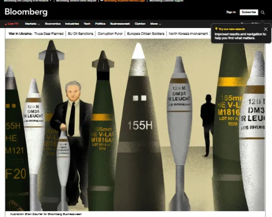 Germany provided the defense giant's leader at the Chancellor level