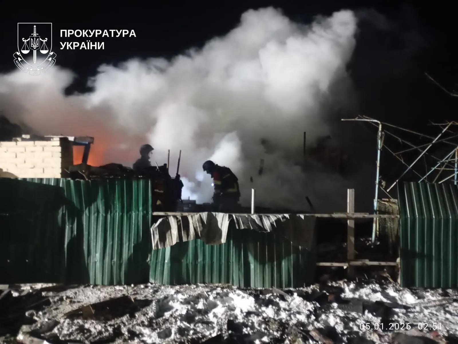Нічна атака РФ по Києву та області: двоє загиблих, щонайменше четверо постраждалих