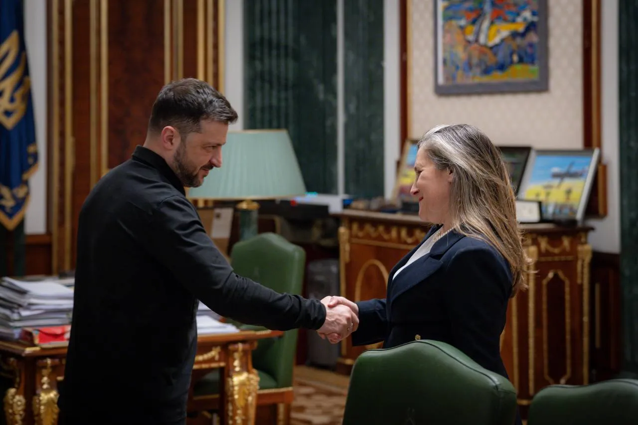 Zelensky appoints Sergiy Kyslytsya as first deputy head of the Presidential Administration and Christia Freeland as advisor