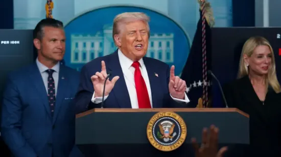 Trump held a press conference where he raised issues related to the resolution of the war in Ukraine