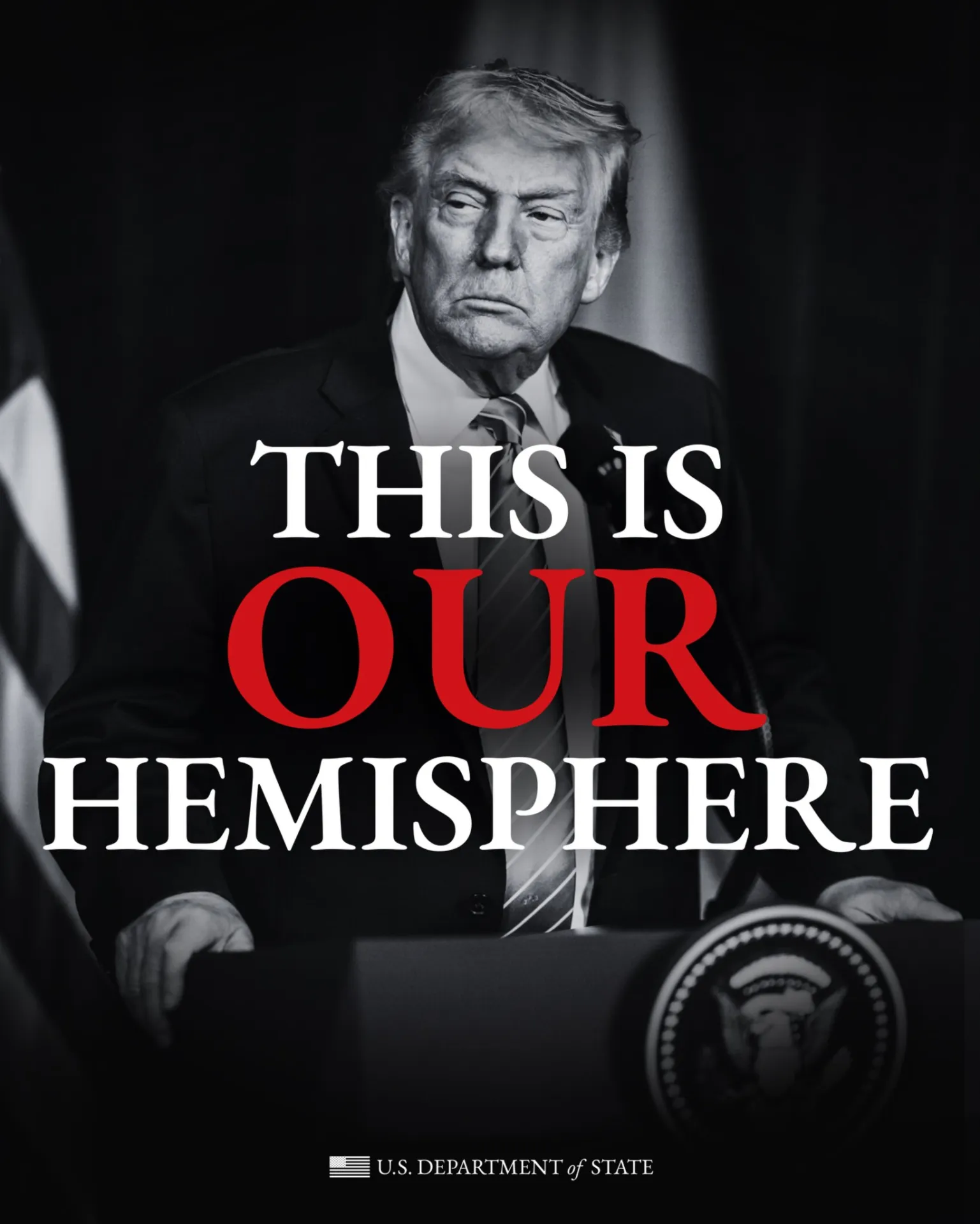 The United States has declared the Western Hemisphere as a zone of its strategic influence
