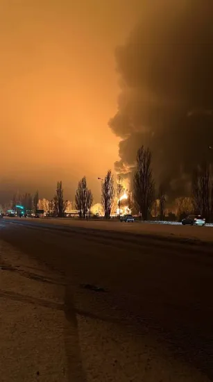 Russia confirms fire at oil depot in Stary Oskol after drone attack