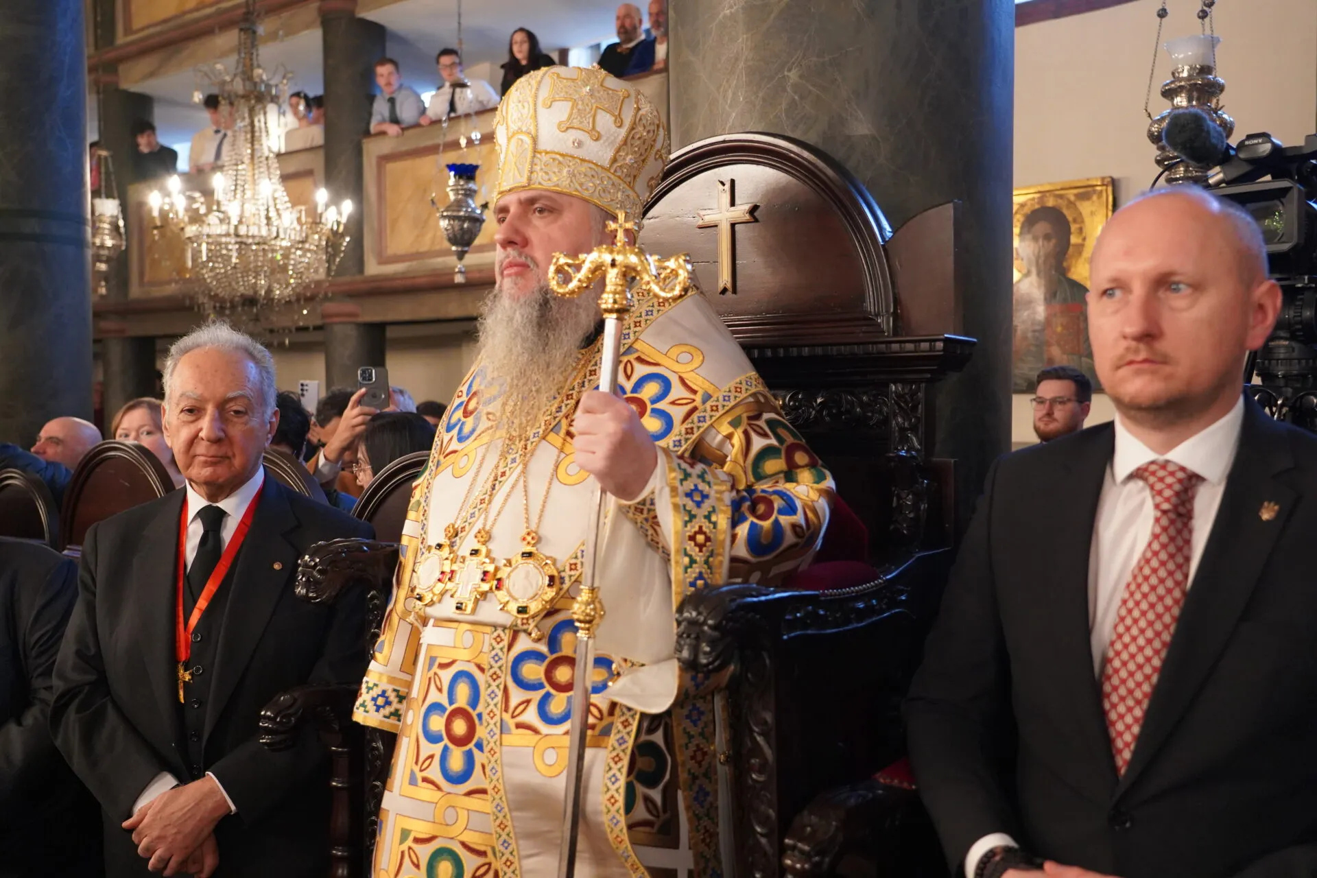 Епіфаній співслужив Вселенському патріарху на Фанарі у день Богоявлення