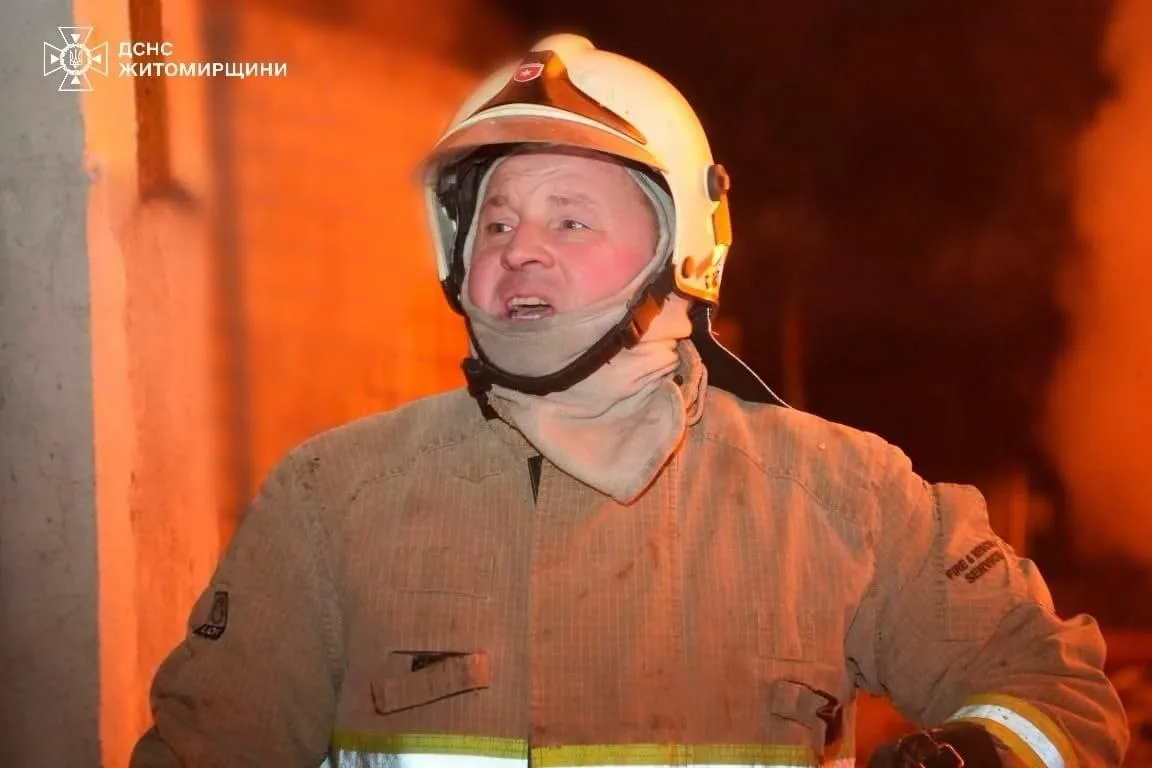 Russian strike on critical infrastructure in Zhytomyr region: injured, fires and blackouts