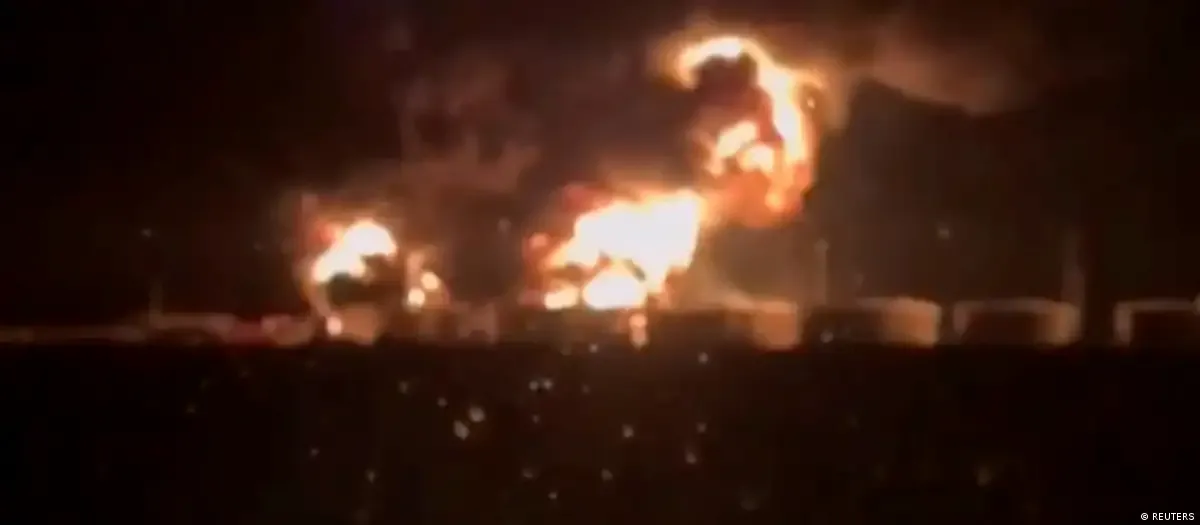 Defence forces hit oil depot in Volgograd region of Russia, region attacked by drones