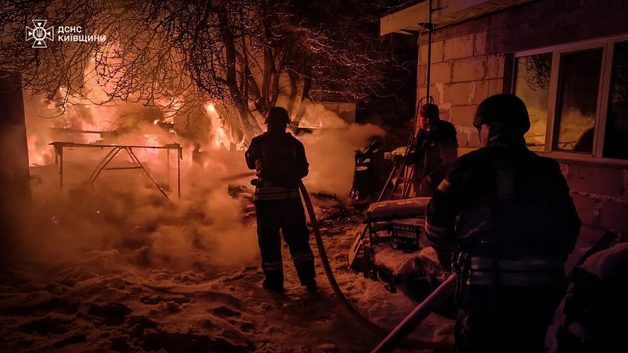 Night attack of Russian troops in Kyiv region
