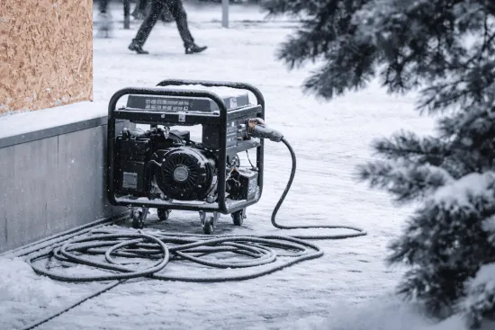 SES warns: refuelling a generator during operation can cause a fire