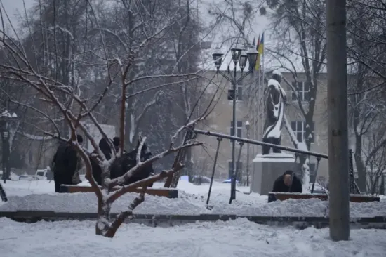 Russian drone crashes near Bandera monument in Lviv: church and polytechnic damaged