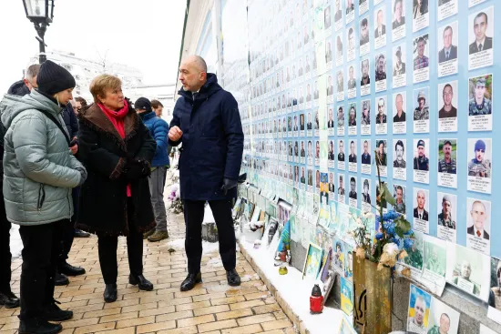 IMF Managing Director Kristalina Georgieva arrived in Kyiv on her first visit since 2023