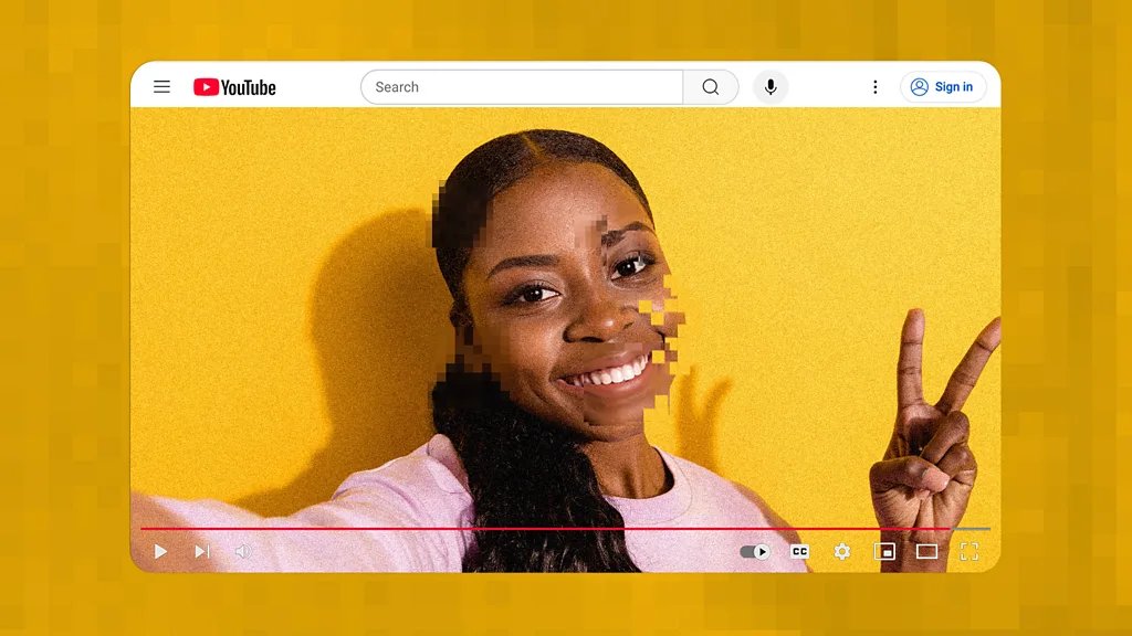YouTube secretly "paints" users on videos using AI