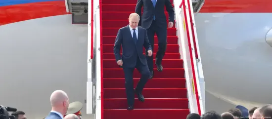 Putin arrived in China for a summit and military parade