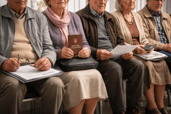 Who in Ukraine is at risk of being left without a pension and how can this be prevented?