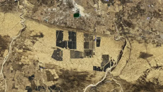 China has begun construction of a 100 GW "Solar Wall" in the desert