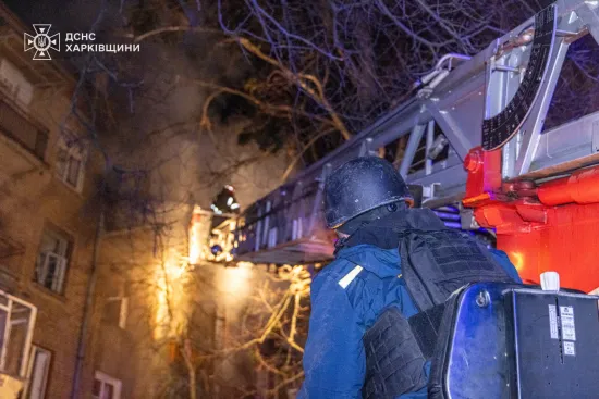 Нічна атака дронів по Харкову: 19 постраждалих, удари по житлу та медзакладах