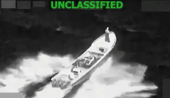 The US struck a drug trafficker`s vessel in the Pacific Ocean: two people were killed