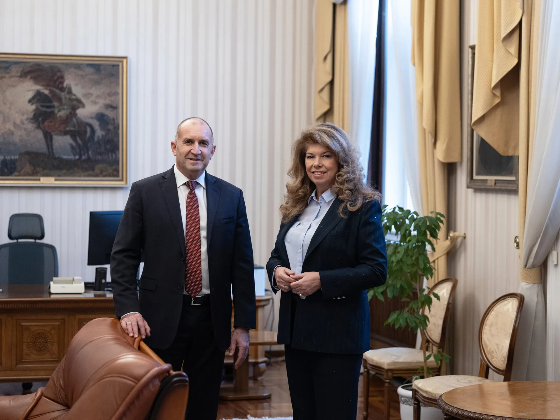 Iliana Yotova officially became the first female president of Bulgaria after Rumen Radev`s resignation.