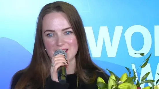 World Woman Hero Award presented in Davos for leadership and support of women