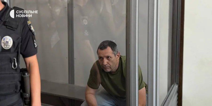 What was discovered in the suspect in the case of Parubiy's murder