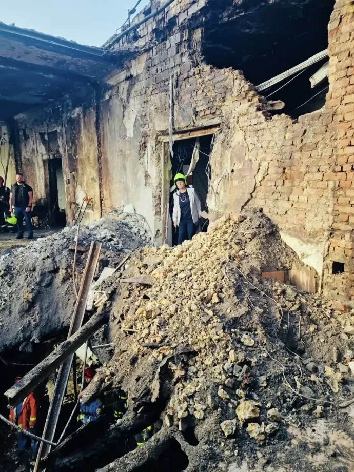 A "Iskander" cruise missile, not a "Shahed," crashed into the building of the Cabinet of Ministers