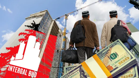 Companies from the Intergal-Bud group transferred ownership to Tajik citizens after granting multi-million dollar loans to a newly established firm.