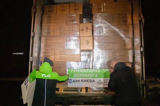 Kyiv received 6,000 gas stoves and 30,000 gas cylinders from German philanthropists to help residents.