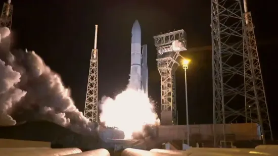 The Vulcan Centaur rocket launched space surveillance satellites into orbit for the US military.