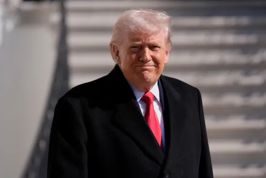 Trump announced his intention to visit Venezuela and described relations with its interim leader as "very good."