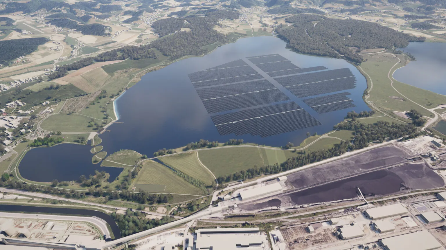 Slovenia is preparing to create the largest floating solar power plant in Europe