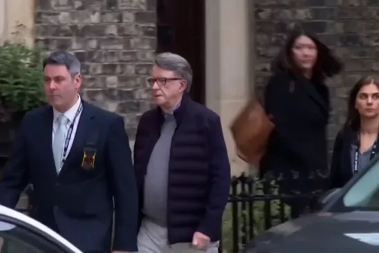 Peter Mendelsohn was detained on suspicion of abuse of office.