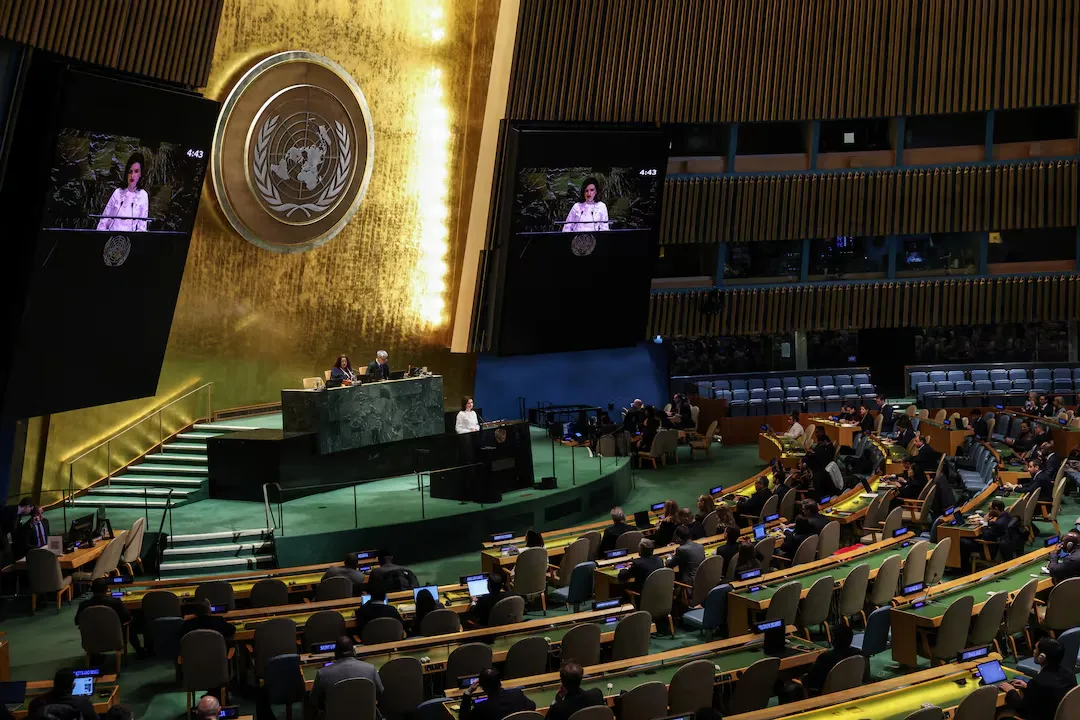 The UN General Assembly adopted a resolution in support of Ukraine: 107 countries voted in favour