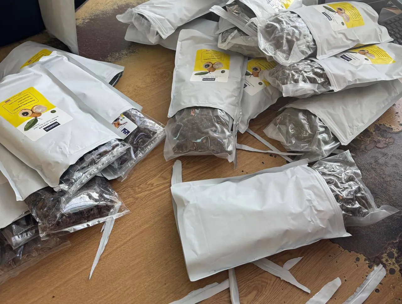 Kyiv customs seized 3.7 kilograms of cannabis disguised as dried fruit