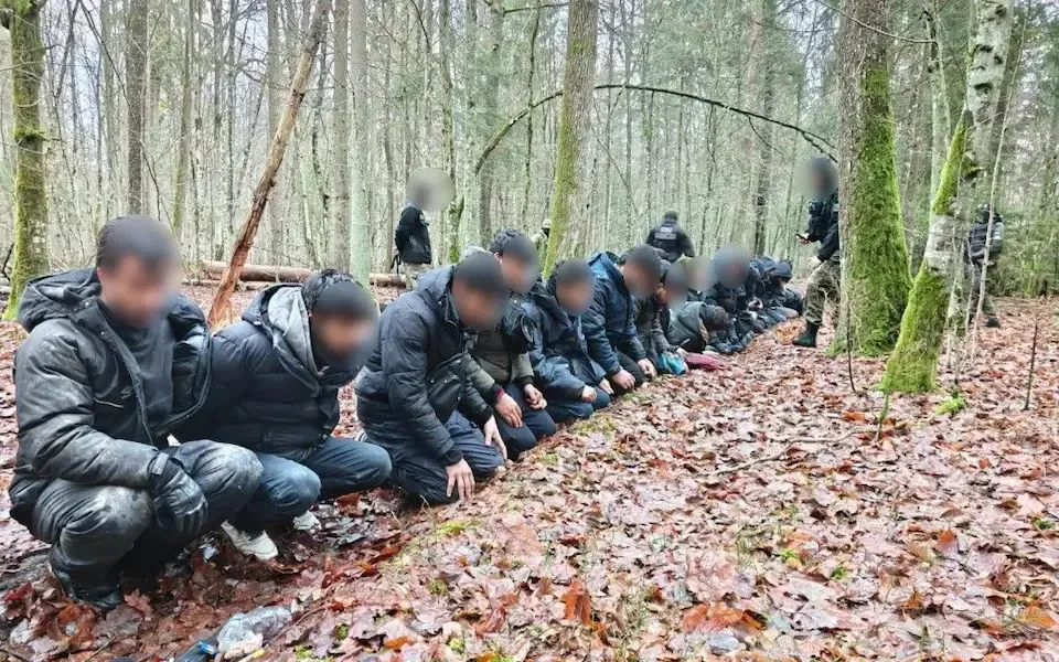 Poland has announced the discovery of underground tunnels used to smuggle migrants from Belarus