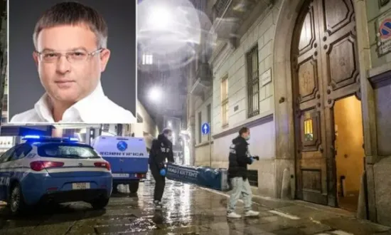 The son of a Ukrainian banker suspected of kidnapping and murdering his father has been arrested in Barcelona.